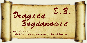 Dragica Bogdanović vizit kartica